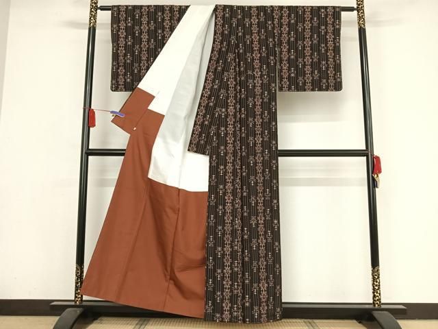 平和屋着物●本場米琉紬　鈴乃屋扱い  正絹　逸品　未使用　AAAY1516np 平和屋着物○本場米琉紬 鈴乃屋扱い 正絹 逸品 未使用 AAAY1516np