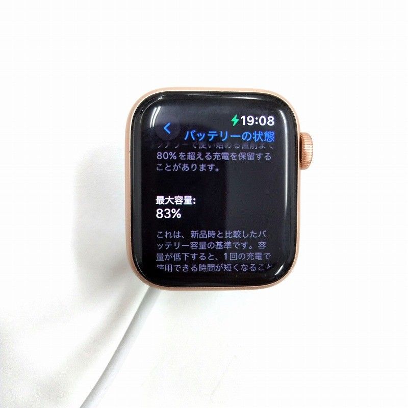 アップルウォッチ(Apple Watch) SE 40mm GPS+Cellular 32GB MYEK2J/A A2355 ゴールドアルミニウム 本体のみ ネットワーク利用制限△ 【中古】 JA-19277