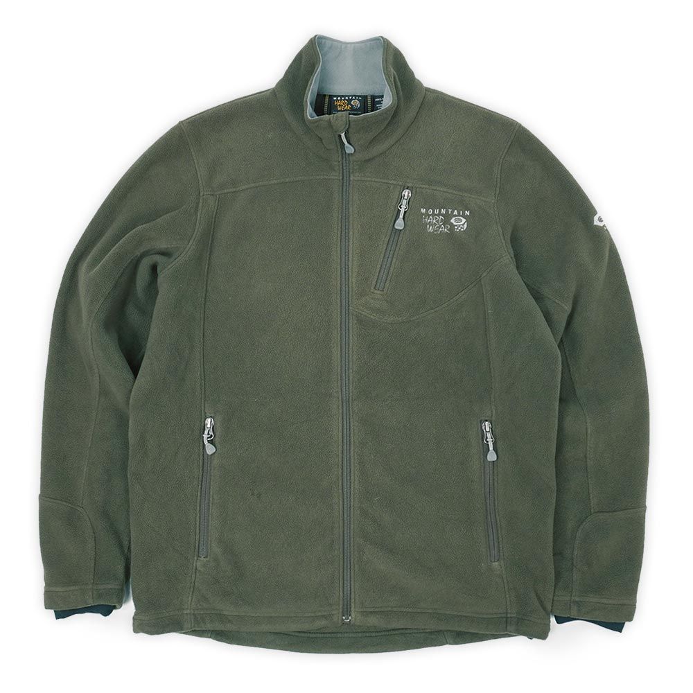 マウンテンハードウェア Mountain Hardwear 00s 2000年代 Y2K フリースジャケット アウトドア USA ヴィンテージ アメリカ 古着 メンズ コート ジャケット オリーブ M【中古】