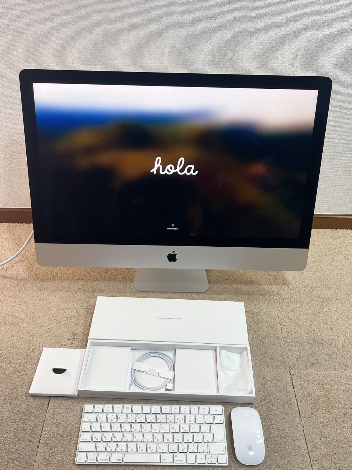 【極美品】Apple iMac Retina 5K 27インチ 2020 Core i9  3.6GHz 64GB 1TB