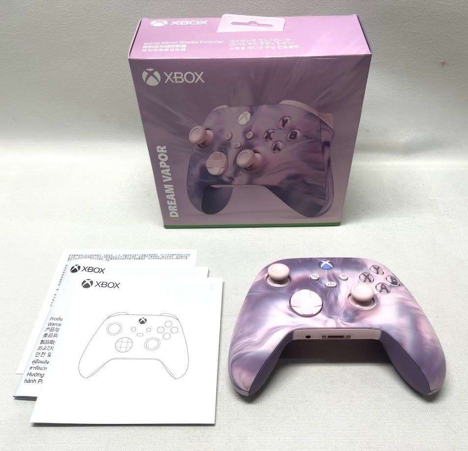 【極美品】 Xbox ワイヤレス コントローラー (ドリーム ベイパー) QAU-00127 A0805 0925ML004 0120240904101813