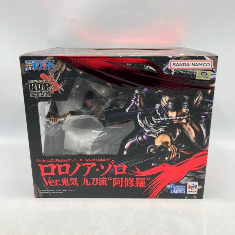 中古】メガハウス Portrait.Of.Pirates (P.O.P) WA-MAXIMUM ロロノア・ゾロ Ver.鬼気 九刀流 “阿修羅”  未開封品[70] - メルカリ