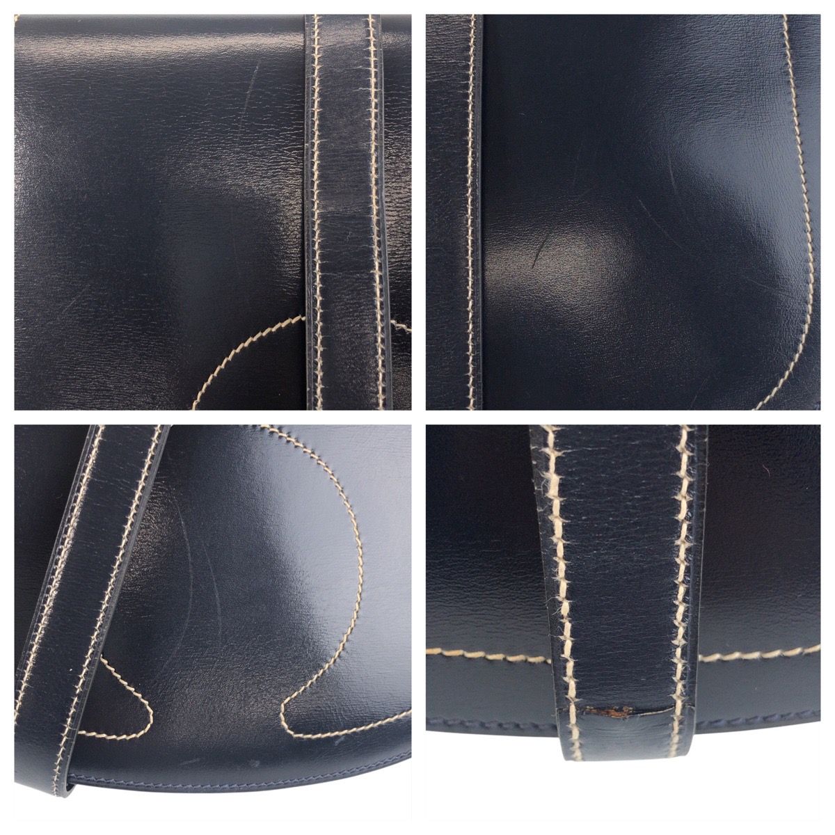 HERMES エルメス ギャロパード ネイビー ボックスカーフ ショルダー  