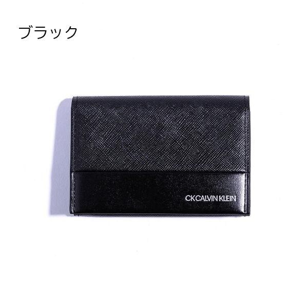 カルバンクライン 名刺入れ CK レザー calvin klein カード - メルカリ