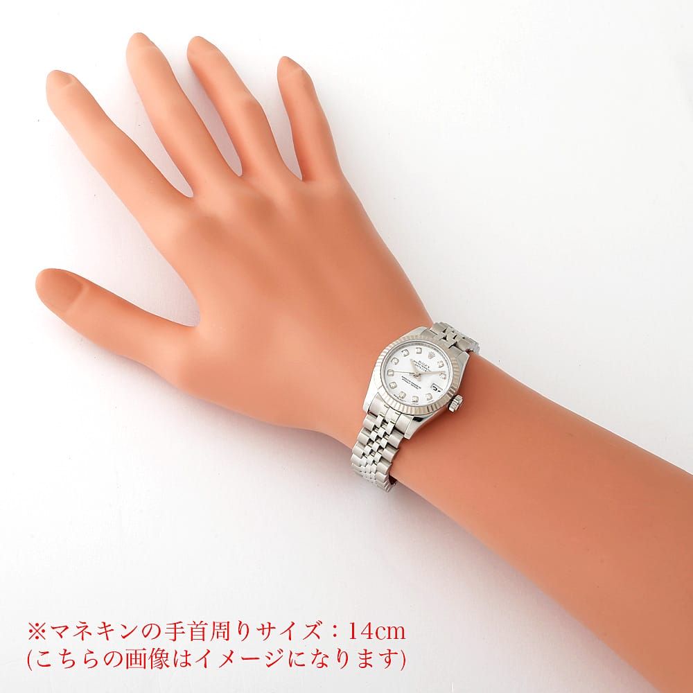 ロレックス デイトジャスト 10Pダイヤ 179174NG グレーシェル ゴールダスト 3列 オイスターブレス D番 中古 レディース 腕時計 ジェムラインジャパン - 公式サイト - &frasl; ロレックスROLEX