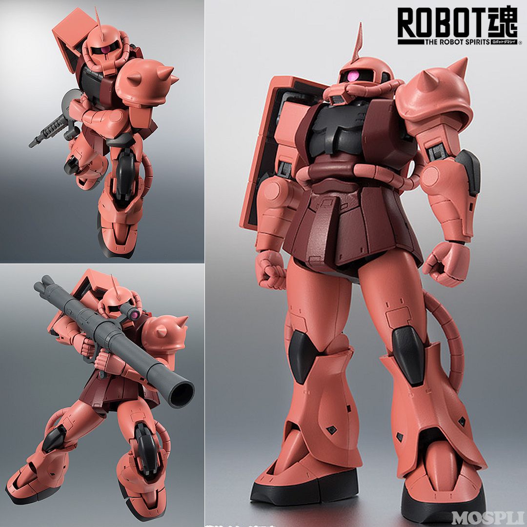 ROBOT魂 機動戦士ガンダム [SIDE MS] MS-06S シャア専用ザク ver. A.N.I.M.E. 約125mm ABS&amp;PVC製 塗装済み可動フィギュア 予約受付商品】ROBOT魂 ＜SIDE MS＞ MS-06S シャア専用ザク ver
