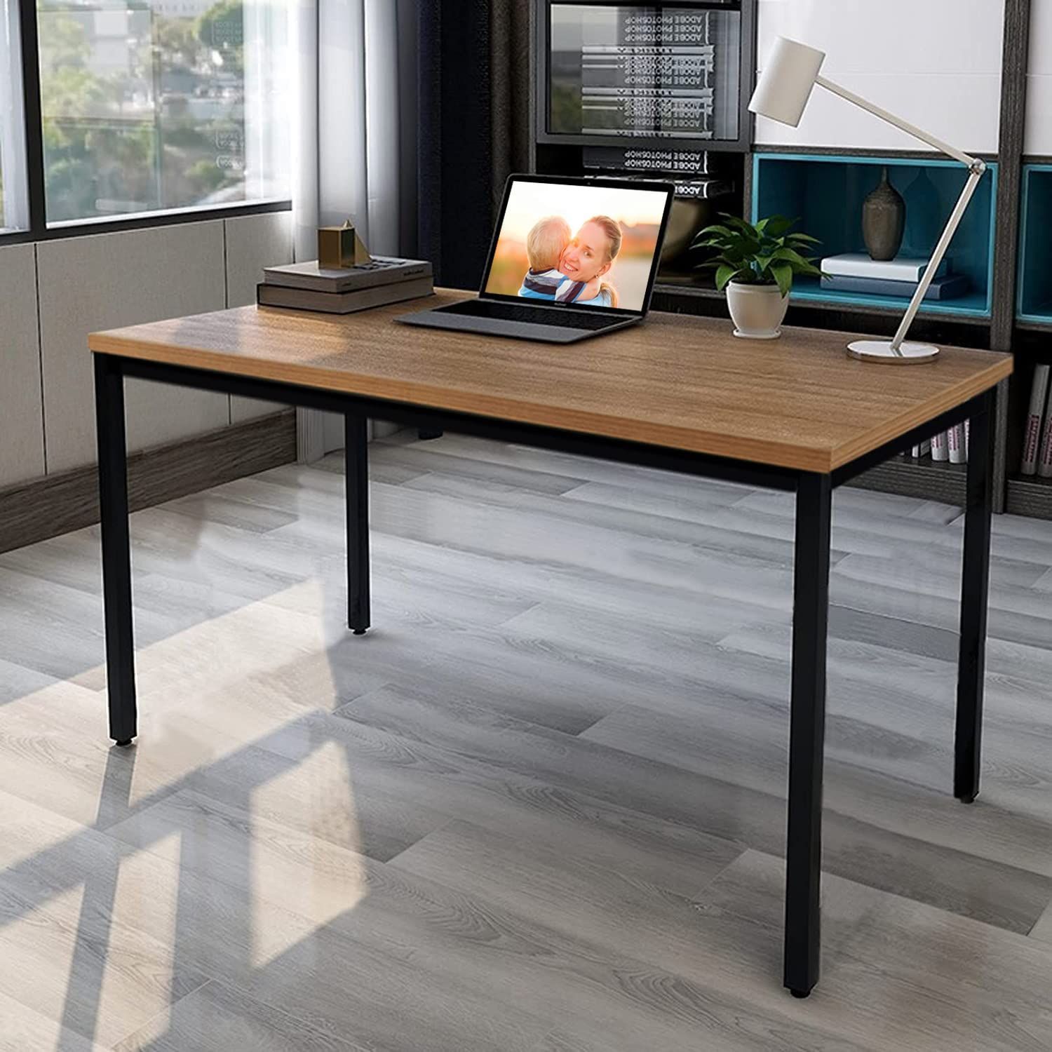 Amazon.co.jp: 会議テーブル 幅1600×奥行600×高さ720cm ウォールナット