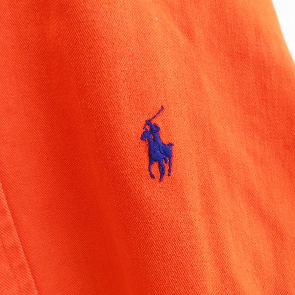 ラルフローレン RalphLauren シャツ ビッグサイズ ポニー刺繍 オレンジ