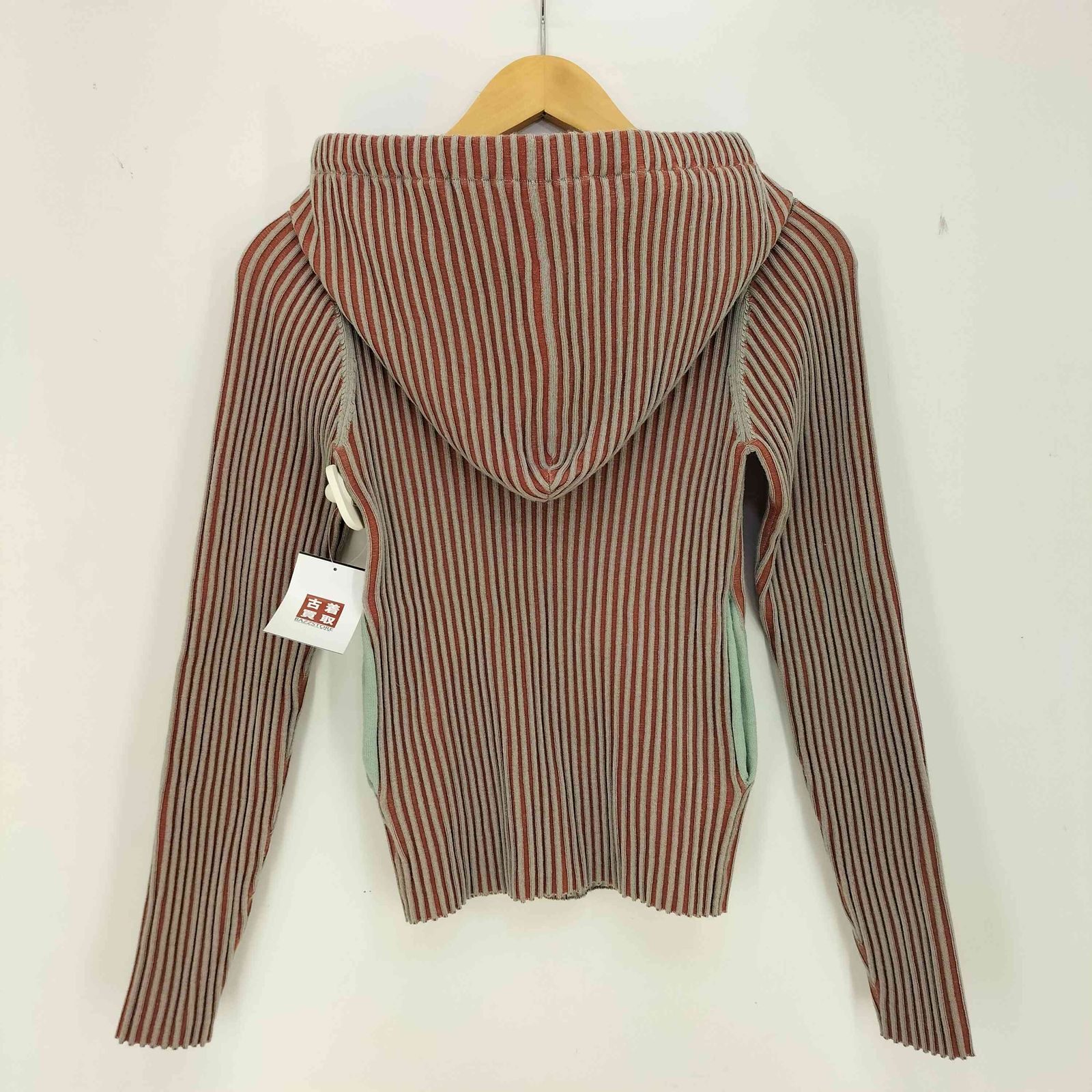 USED古着(ユーズドフルギ) BEEDEN SWITCH COL RIB KNIT HOODIE レディ 中古 古着 0124 ユーズドフルギ USED古着 BEEDEN SWITCH COL RIB KNIT HOODIE
