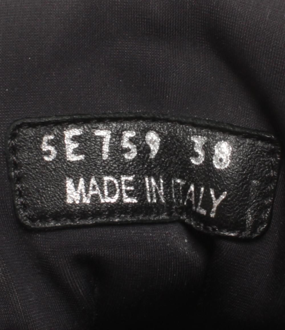 ミュウ 厚底スリッポン