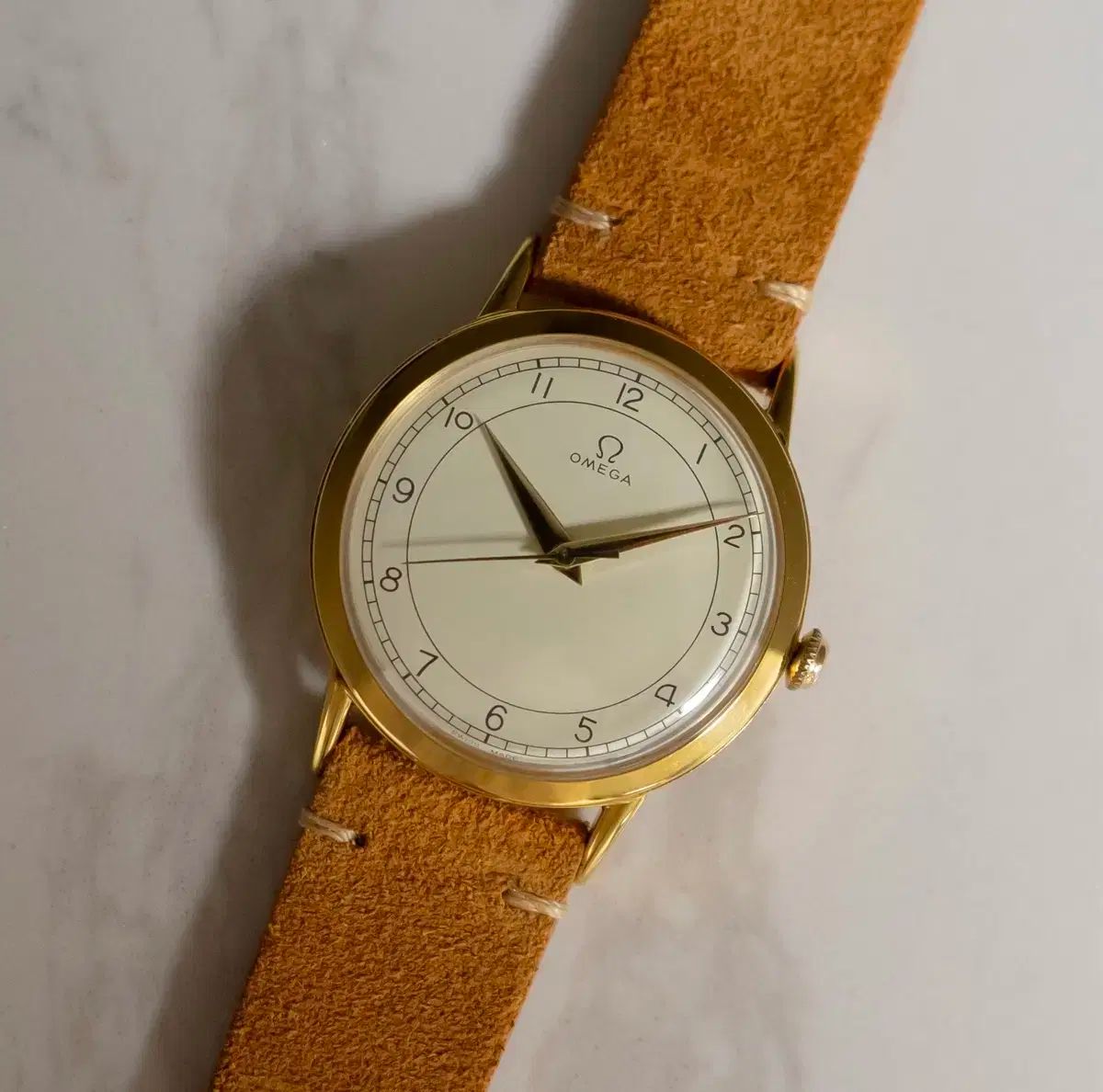 オメガ アラビア 14K 金時計 手巻き ヴィンテージ 時計