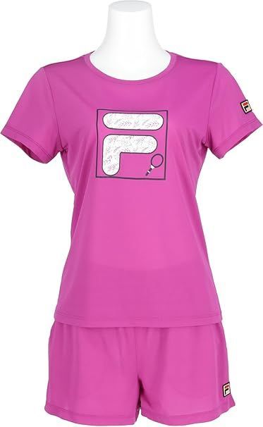 FILA フィラ グラフィックTシャツ テニスウェアレディース (VL2880) 24SS