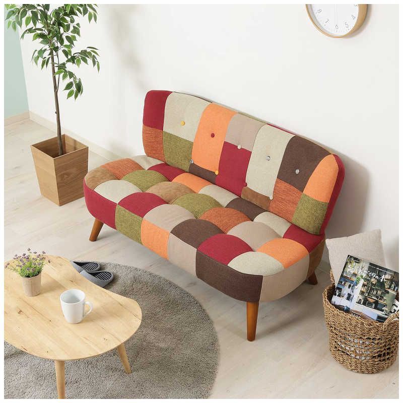 新品未使用2Pソファ パッチワーク