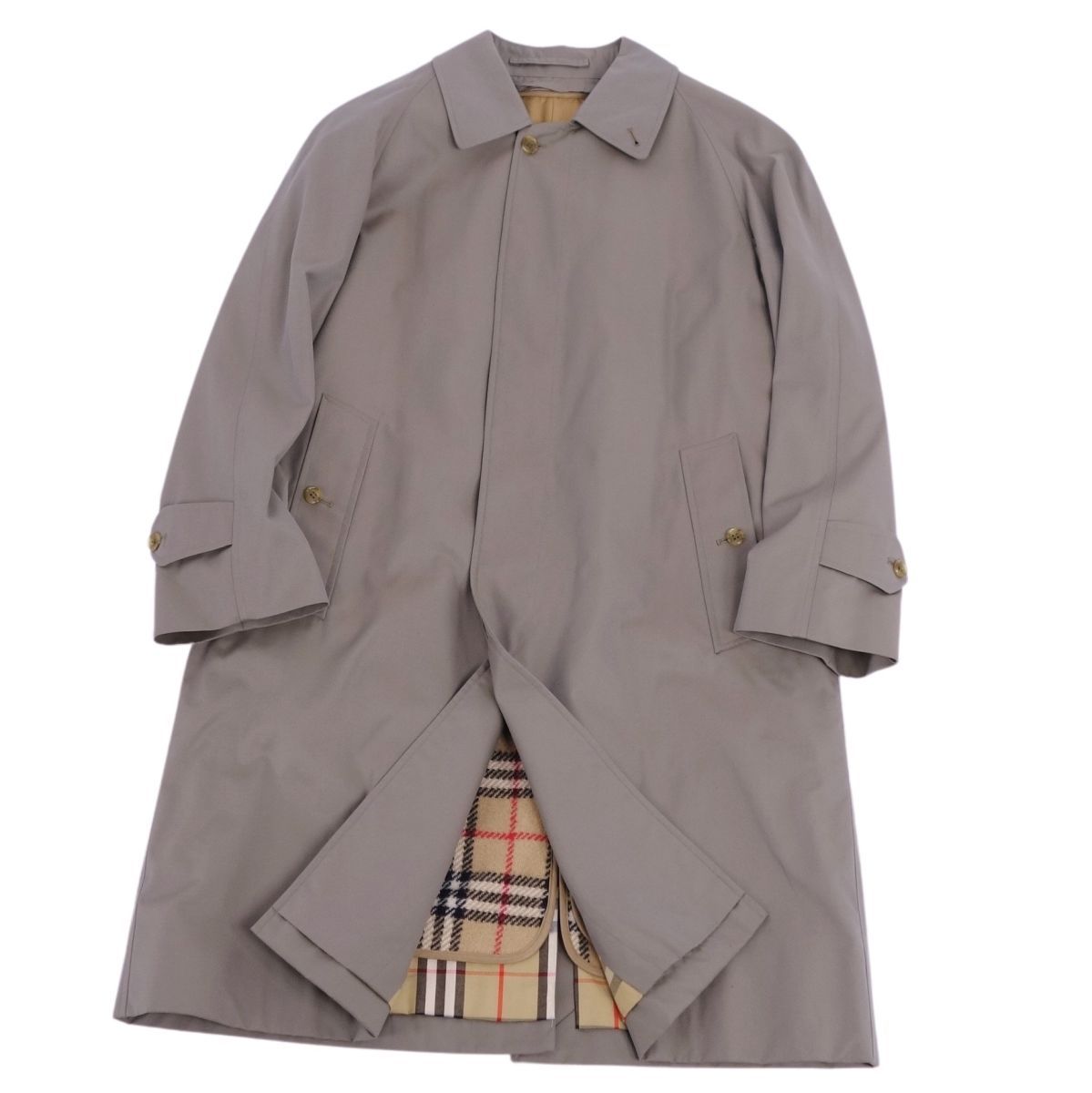 美品 バーバリーズ ヴィンテージ バルマカンコート ライナー カーキベージュ M 美品 バーバリーズ ヴィンテージ バルマカンコート ライナー カーキ