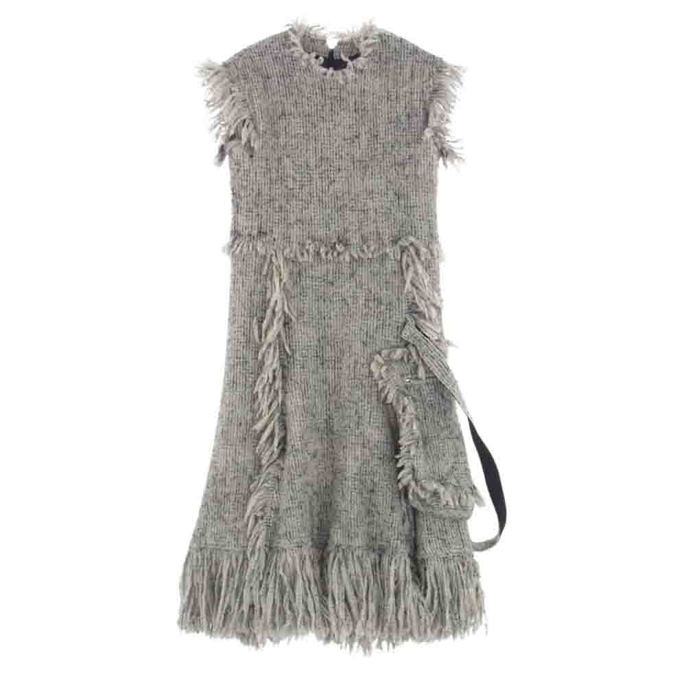 Sacai サカイ ワンピース 23AW 23-07001 Tweed Dress ツイード ドレス ワンピース グレー系 1