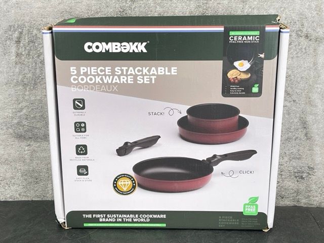 フライパン 5点セット 【未使用品】COMBEKK コンベック ワインレッド 