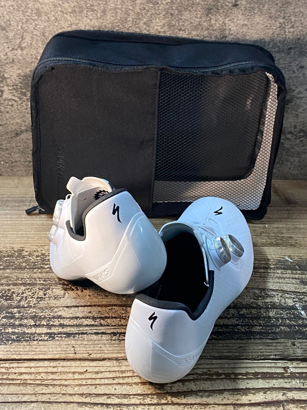 JM403 スペシャライズド SPECIALIZED エスワークス S-WORKS TORCH RD ビンディングシューズ 白 EU42 WIDE SPD-SL