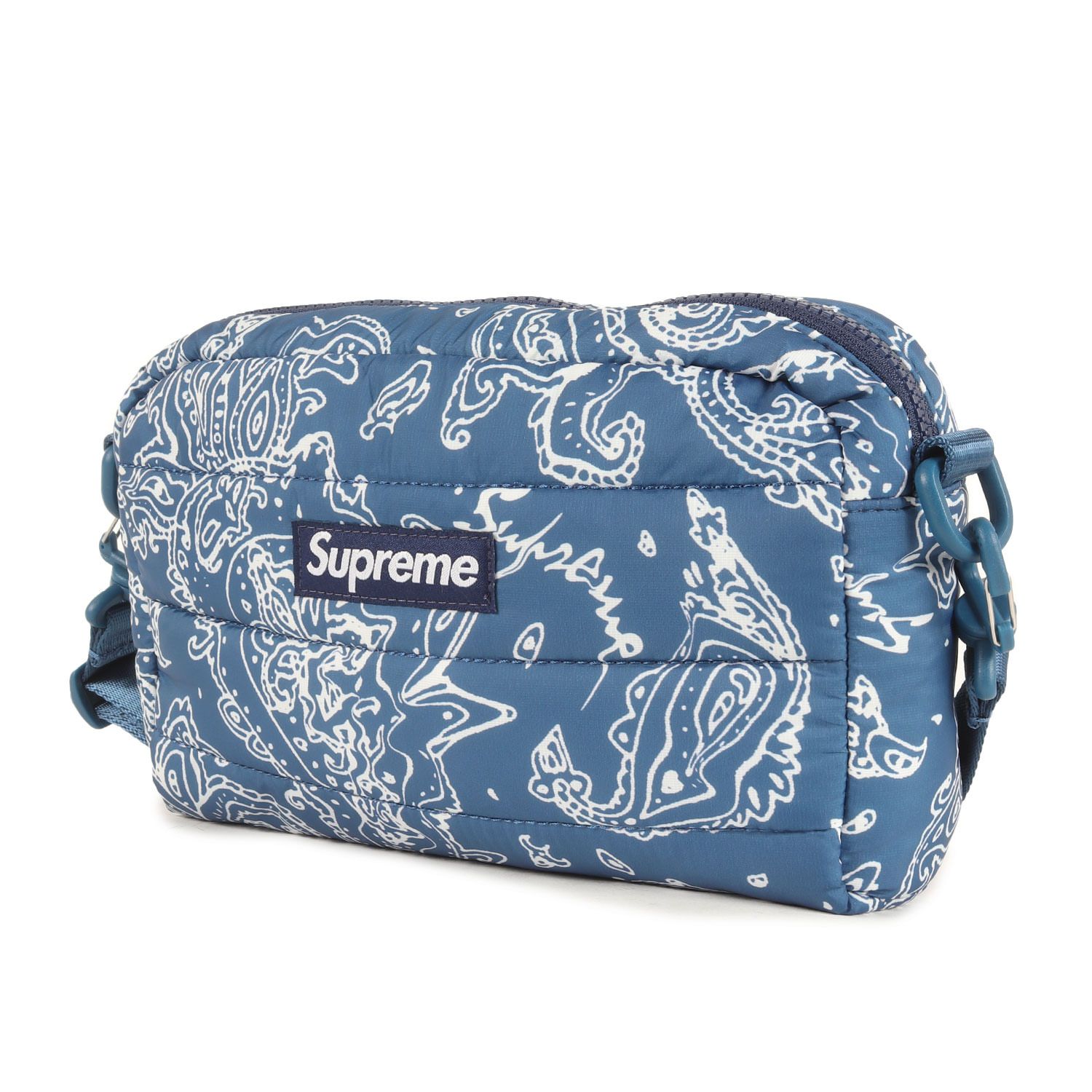 美品】Supreme シュプリーム バッグ | 22AW ペイズリー柄 パファー 