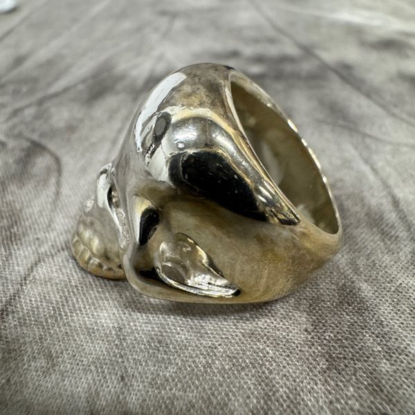 国内買付 TAKAHIROMIYASHITATheSoloist. スカルリング M 指輪 sa.0011AW24-silver スカルリング(L) Days Of Our Youth 2024