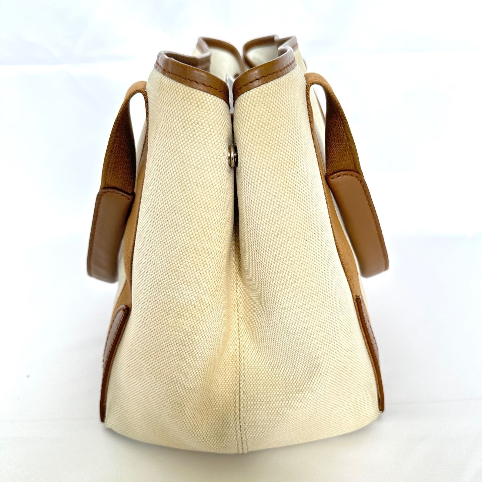 バレンシアガ キャンバストート カバス キャメル　S BALENCIAGA バレンシアガ ネイビーカバス S キャンバス トート