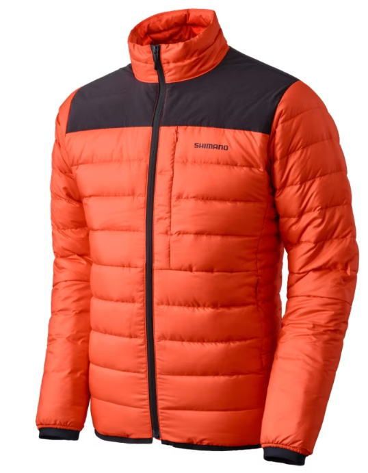 シマノ テックダウン ジャケット WJ-012X オレンジ 2XLサイズ | ウェア shimano 釣具