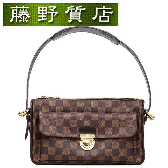 ルイヴィトン LOUIS VUITTON ラヴェッロGM ショルダー ダミエ ブラウン × レッド ゴールド金具 N60006 2way 斜め掛け 8185