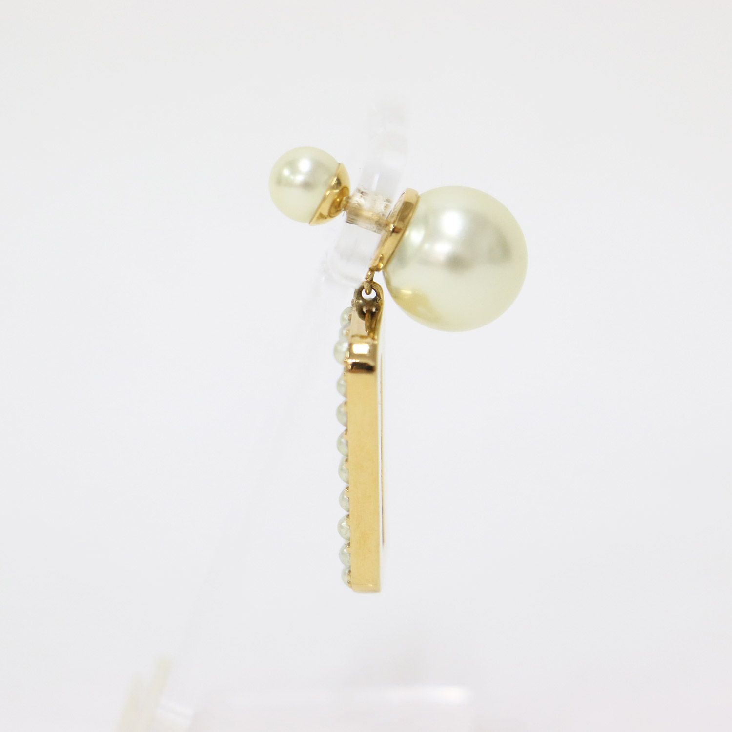Christian Dior クリスチャンディオール ピアス ゴールド