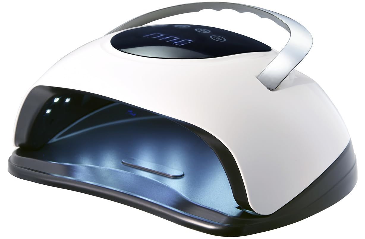 新生活応援SALE Faerie ネイルライト UV＋LED 220w 57個led LEDライト 低ヒート機能 全ジェル対応 人感センサー付 ネイルドライヤー ジェルネイル・クラフトレジン 硬化用ライト 【UV+LED二重光源】 UV