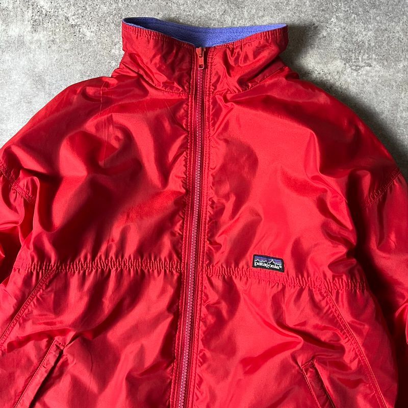 90s 旧タグ USA製 Patagonia 裏フリース ナイロン ジャケット M / 90