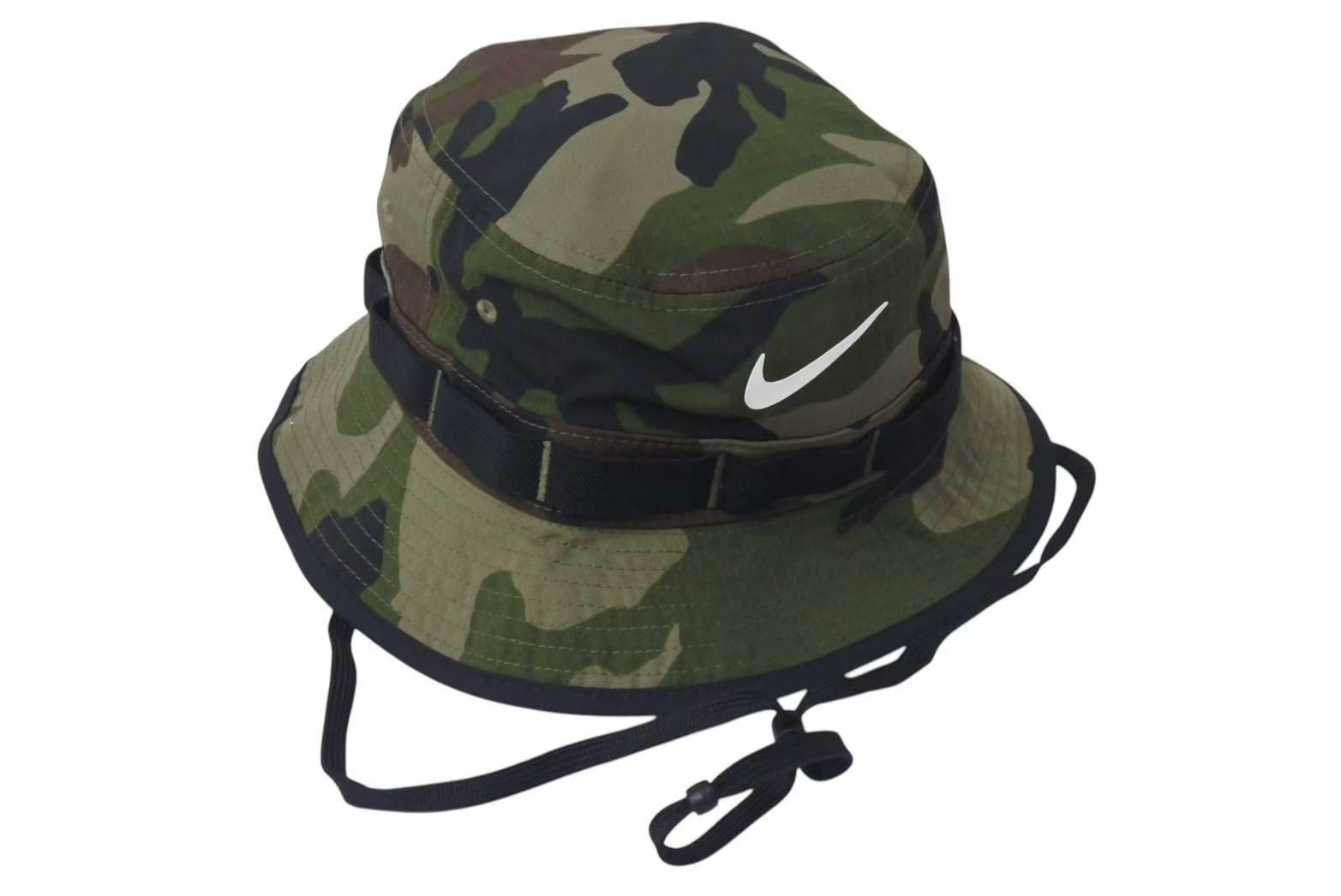 新品未使用 NIKE Dri-FIT ナイキ ドライフィット エイペックス カモ プリント バケットハット ブラック カーキ ブラウン 中古 4c073789