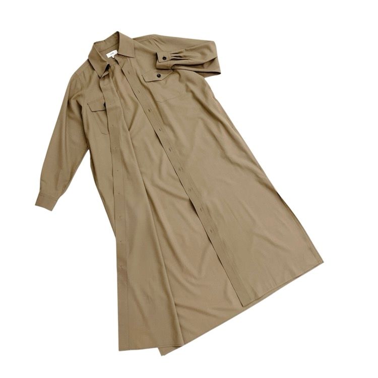 HYKE 2024SS シャツドレス ワンピース 2024AW HYKE ハイク TROPICAL SHIRT DRESS SUPER 140 シャツ
