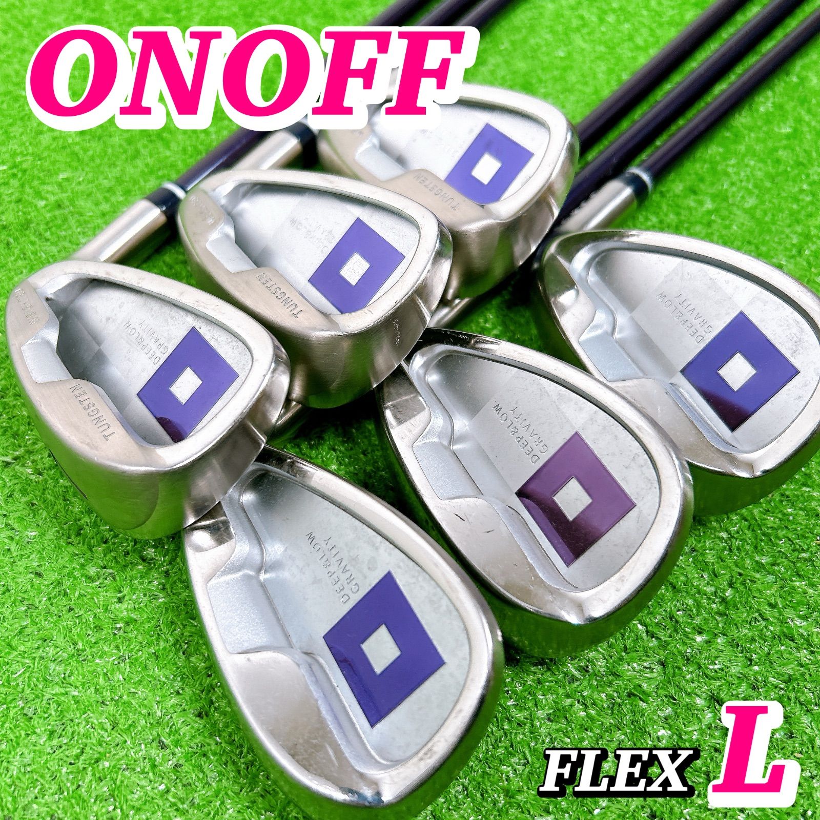 オノフ レディース アイアンセット 6本 LP-412 女性 L 7-9PAS - メルカリ