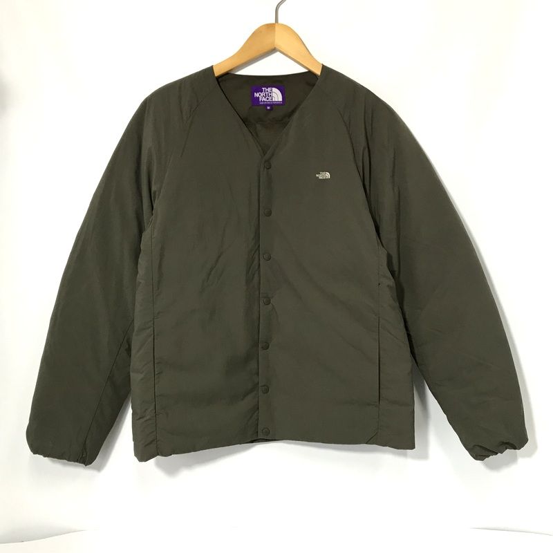 THE NORTH FACE PURPLE LABEL ダウンカーディガン Down Cardigan ND2059N ノーカラー Mサイズ カーキ  ノースフェイス アウター A12138◇ - メルカリ