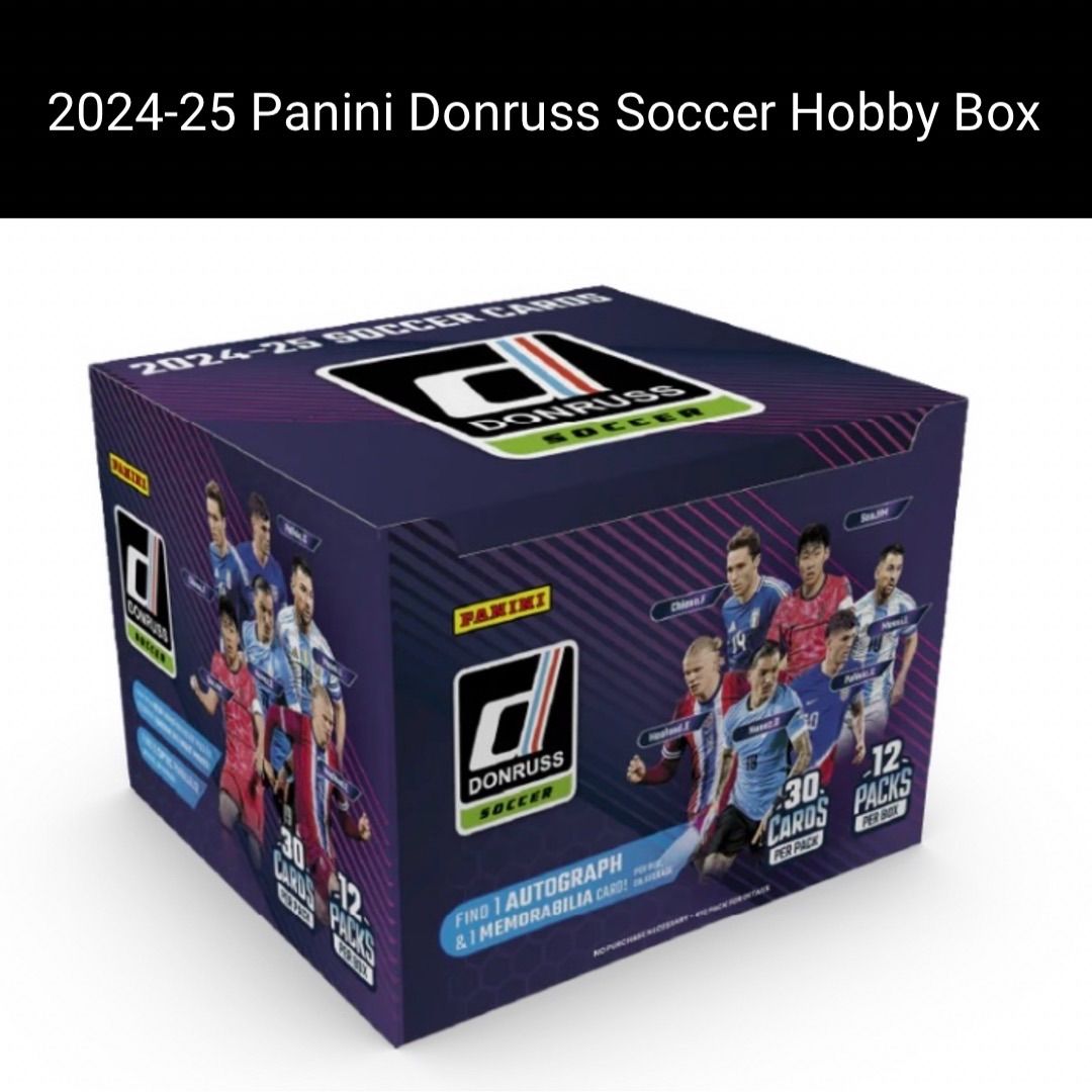 【新品未開封 1Box】2024-25 Panini Donruss Soccer Hobby Box