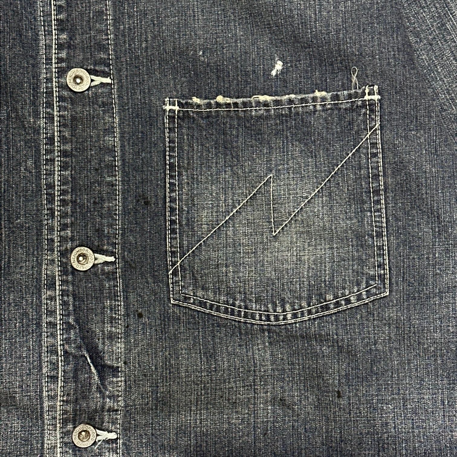 NEIGHBORHOOD カバーオールジャケット NEIGHBORHOOD ネイバーフッド 23AW WASHED SHORT COVERALL