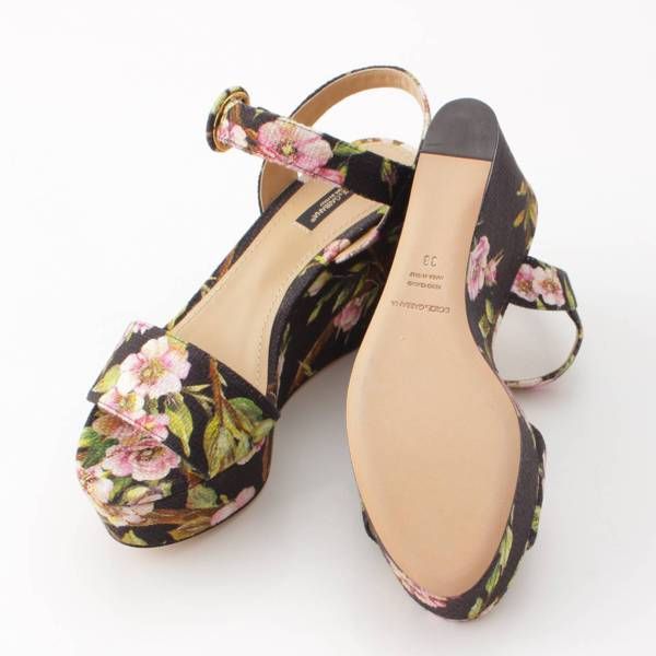 DOLCE&GABBANA⭐︎ウェッジソール花柄サンダル 美品Dolce & Gabbana 花