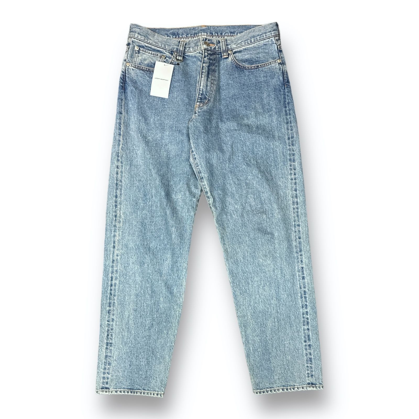 定価42900円 uniform experiment 23AW WASHED DENIM WIDE PANTS 