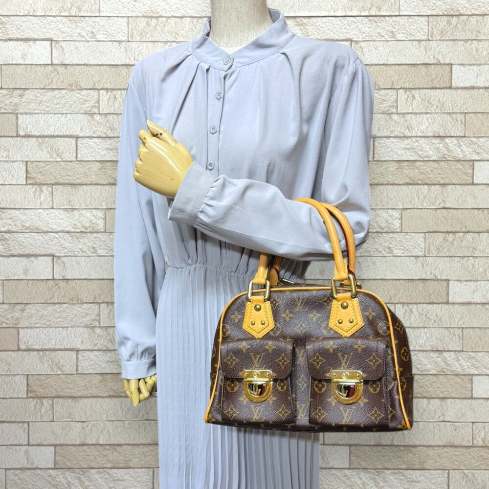 ルイヴィトン マンハッタンPM モノグラム ハンドバッグ モノグラム