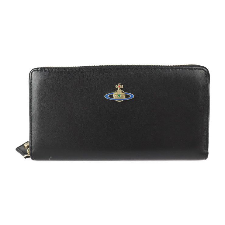 ヴィヴィアンウエストウッド 長財布 ブラック 55VV324