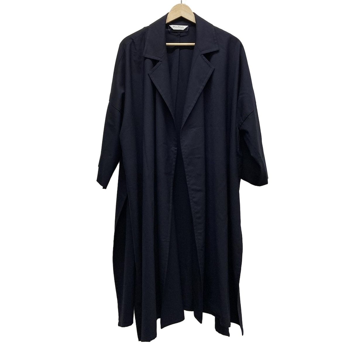 美品✨Max Mara ロングコート ブラック サイズ40 Max Mara(マックスマーラ) コート サイズ40 M レディース
