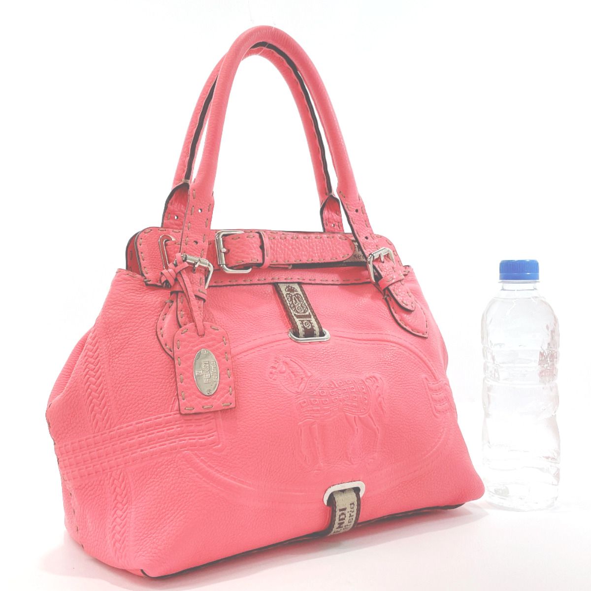 【美品】FENDI フェンディ セレリア ハンドバッグ ヴィラボルゲーゼ フェンディ ハンドバッグ セレリア ヴィラボルゲーゼ ピンク - メルカリ