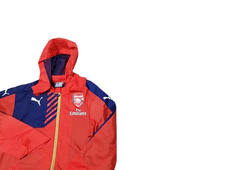 PUMA Arsenal ウィンドブレーカー レッド ヴィンテージ PUMA レッド ピステ・ウィンドブレーカー - メルカリ
