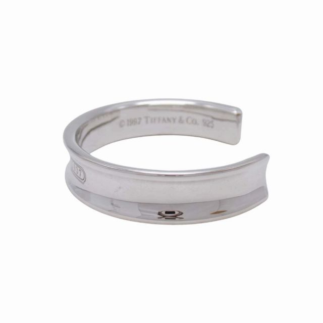 c485 美品　ティファニー　1837 バングル 925 ブレスレット　1997 Tiffany & Co T&CO 1837 Collection 925 Silver Cuff Bracelet