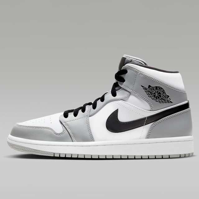 新品 NIKE ナイキ スニーカー ナイキ エア ジョーダン 1 ミッド NIKE AIR JORDAN 1 MID ライトスモークグレー/ホワイト/ブラック  554724-092 男女兼用 並行輸入品 - メルカリ