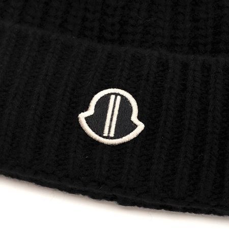 モンクレールRick Owensコラボニット帽 MONCLER×RICK OWENS 2023/24秋冬新作 カシミヤ素材 ニット帽