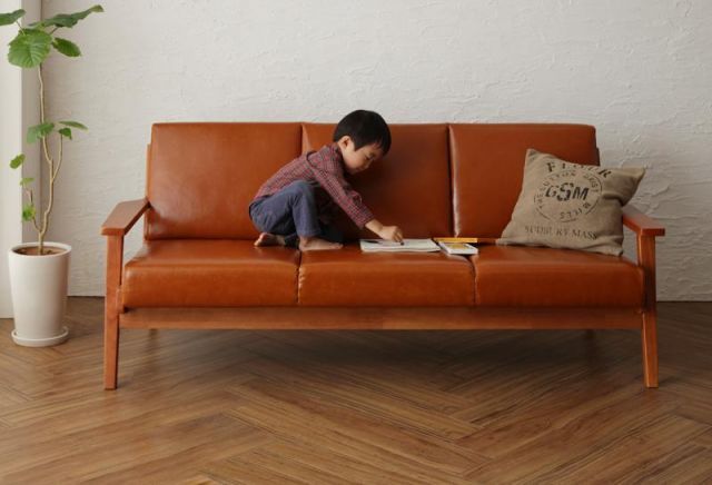 電動リクライニングソファ　ブラウンレザー 3人掛けヤマダオリジナル　おまけ付き 期間限定特別価格】ヤマダオリジナル 電動リクライニングソファ