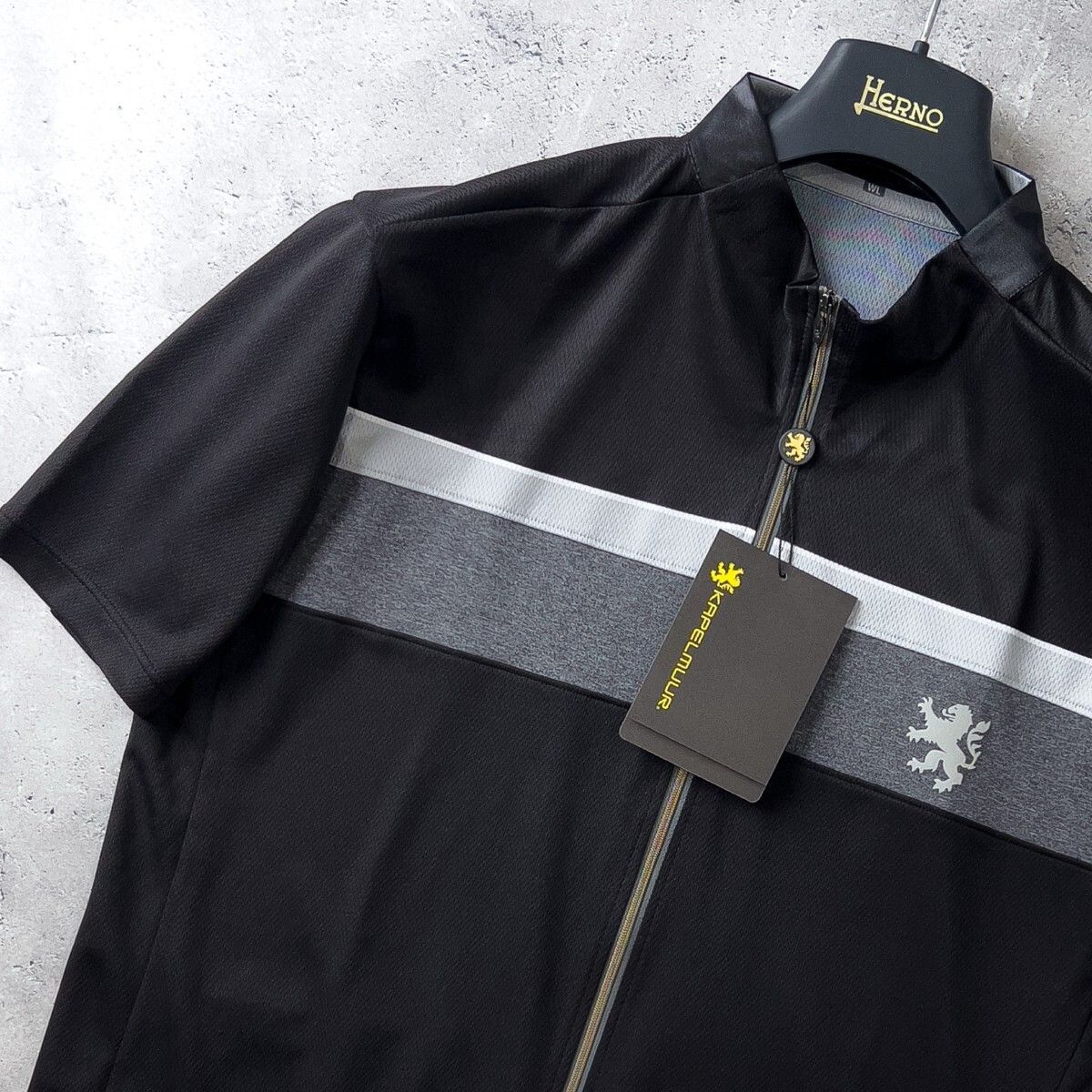 KAPELMUUR サイクルジャージ 黒 新品 未使用 カペルミュール KAPELMUUR 吸水速乾 ストレッチ
