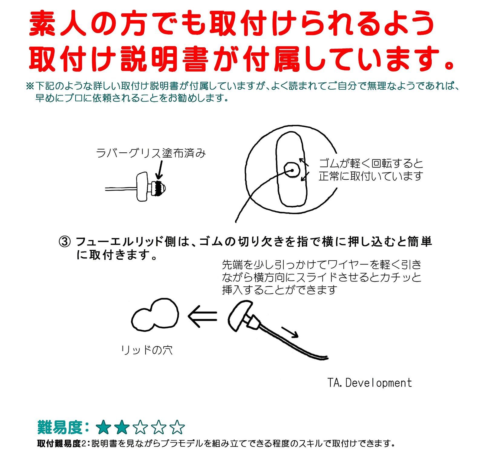 在庫セール】BMW・MINI 前期タイプ（R50等旧タイプを除く） 給油キャップゴム紐の交換部品 ステンレス製ストラップ(黒色) Hapiness  メルカリ