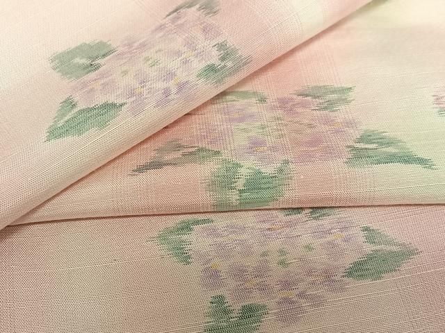 平和屋着物●上質な紬 草花文 鈴乃屋扱い 正絹 AABA0312zg