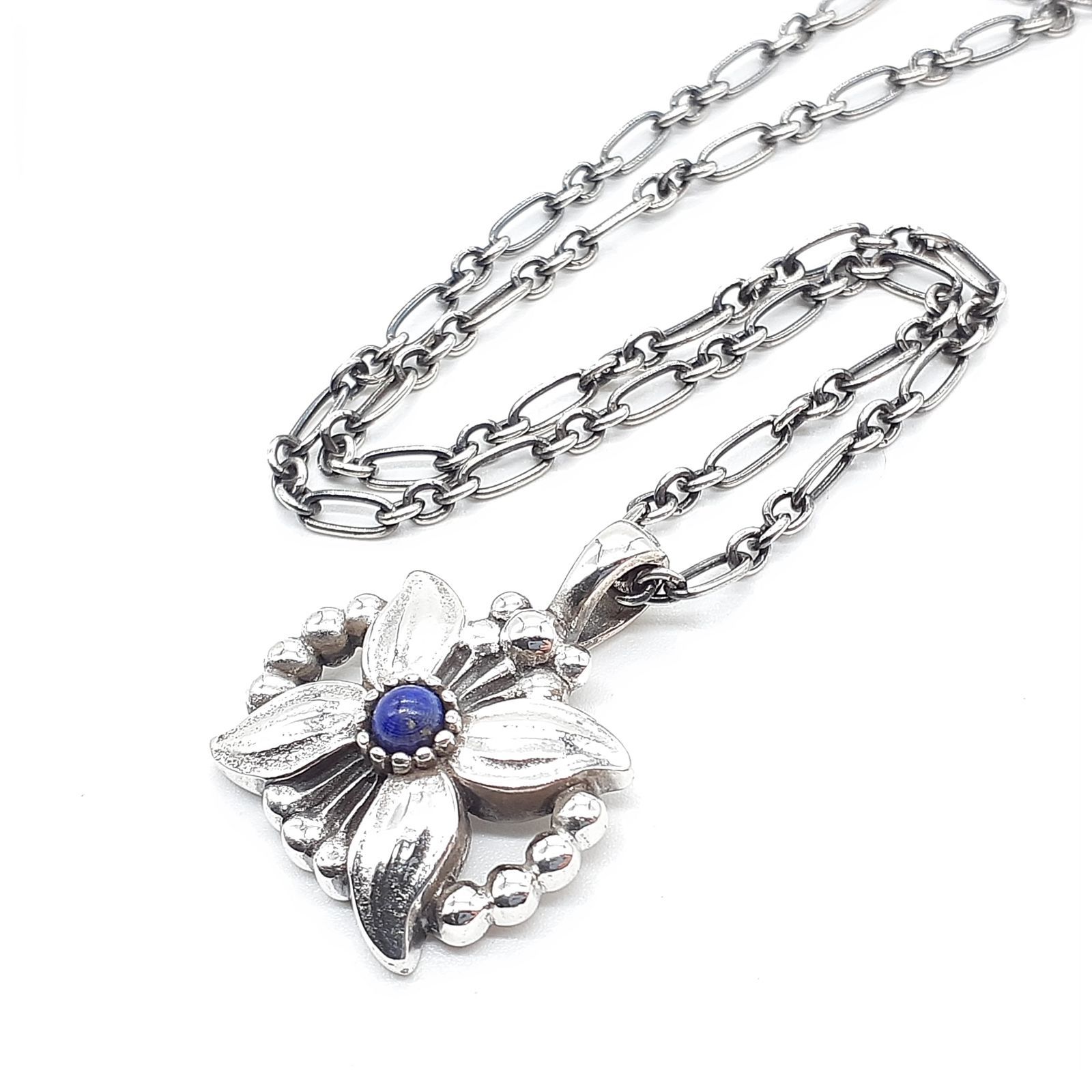 ジョージジェンセン 1998 ラピスラズリ ネックレス GEORG JENSEN